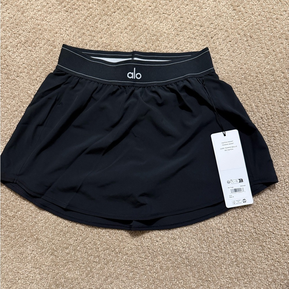 ALO Yoga Black Mini Skirt